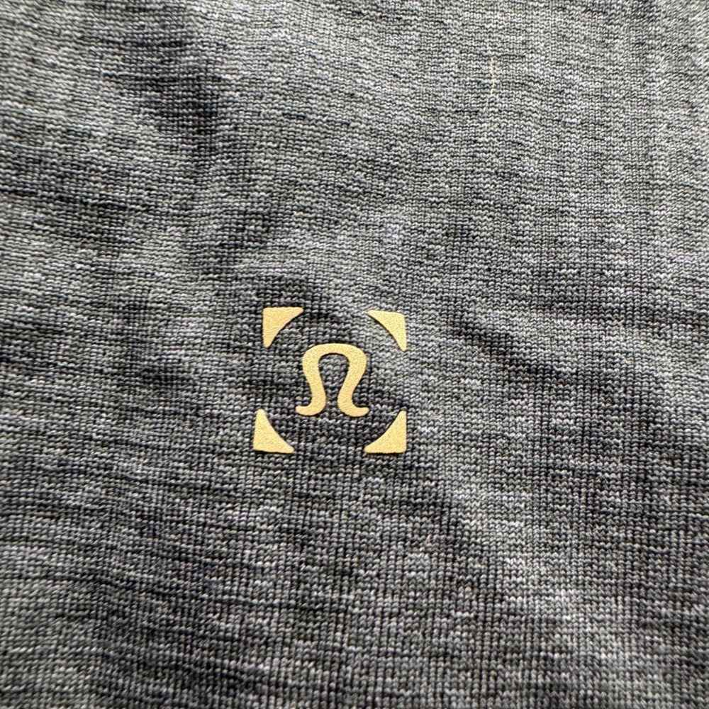 Lululemon Mens Metal Vent Tech Short Sleeve Shirt Navy Blue Size L